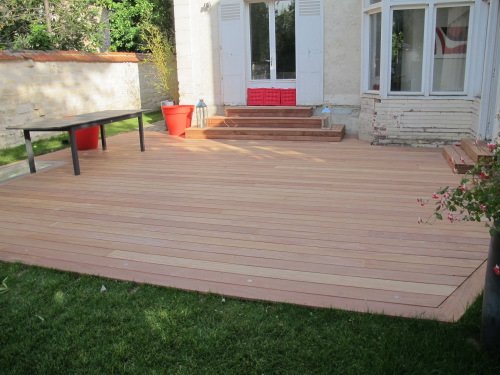 Photo de la vue d'ensemble de la terrasse