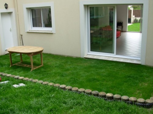 Photo du jardin avant le début des travaux