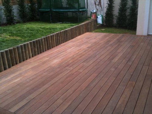 Photo de la terrasse finale prise d'un autre angle de vue