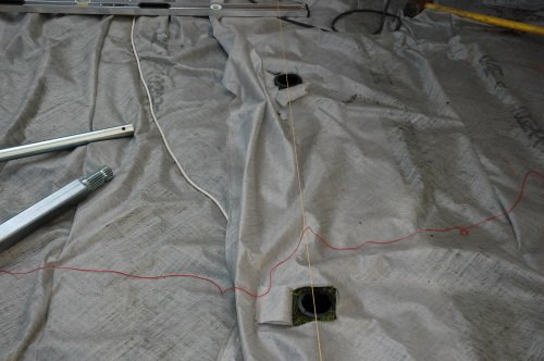 Photo des vis de fondation