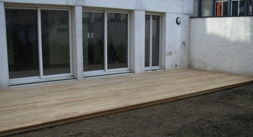 Photo de la terrasse finie