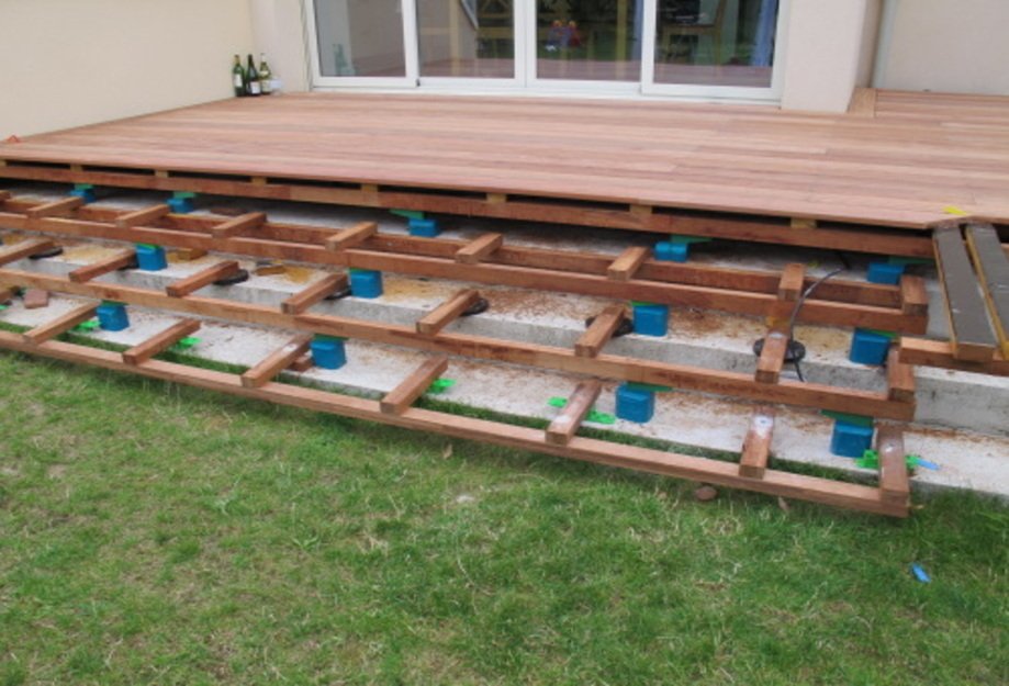 Photo de la structure de l'escalier