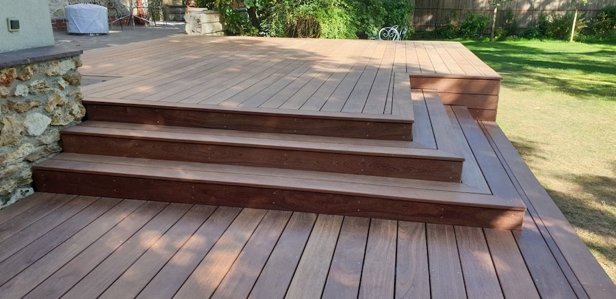 Photo de l'escalier d'angle