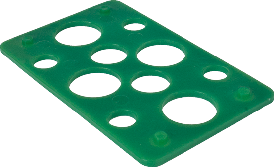 Boite de 300 Cales KLOD hauteur 2 mm (vert)