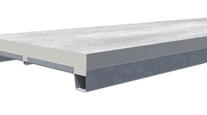 Support de lame de terrasse avec planche intégrée Dura