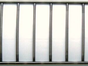 Elément de garde corps avec barreaudage vertical en 1 mètre