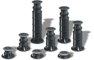 Supports dalle béton ultra-plats H 12 mm