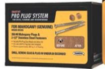 Pack 350 bouchons Cumaru + 350 vis inox + emb viss