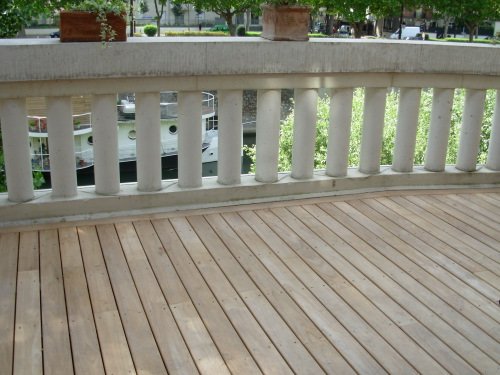 Faire une terrasse en continuité de mon parquet