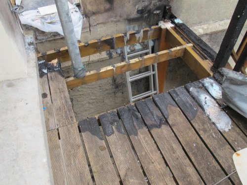 Résistance au feu d'une terrasse bois