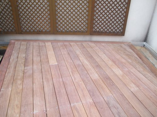 Terrasse sur étancheité et traitement des solins