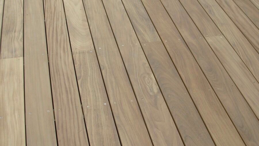 Platelage en Afrormosia