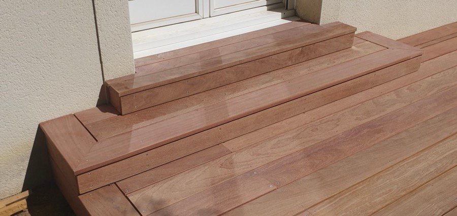 Détails de finitions de la marche